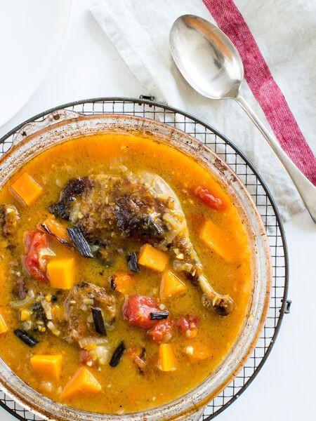 duck curry with heilala vanilla